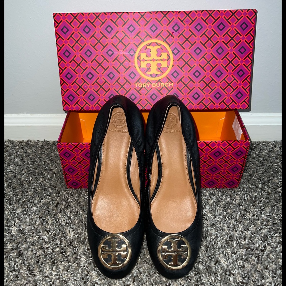 Tory Burch Black Ballet Shoes